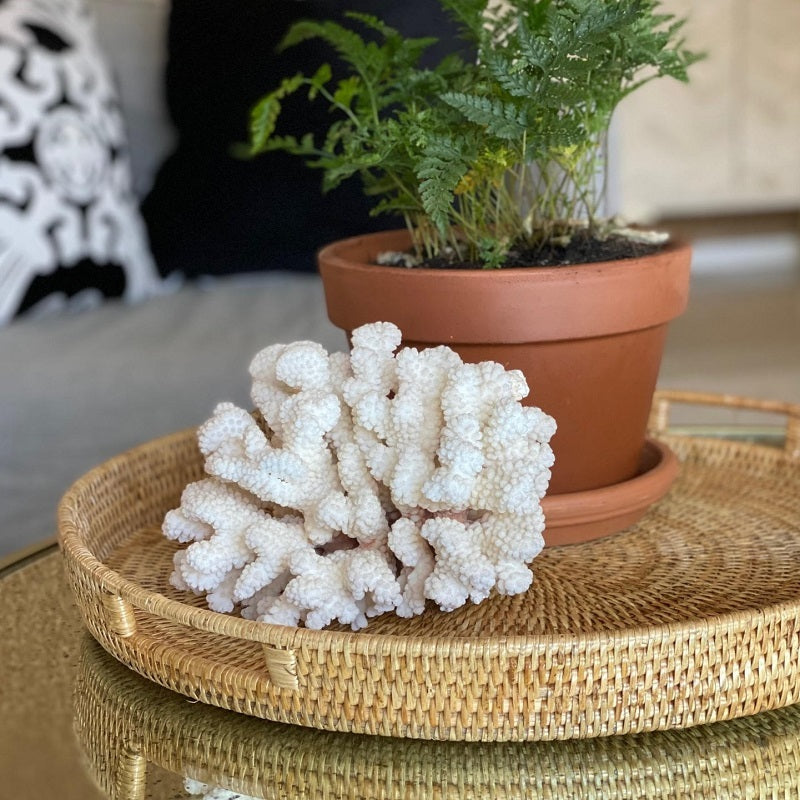 Mandalay Round Rattan Tray