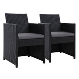 Gardeon Outdoor Chair Set - Wicker