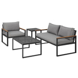Gardeon Outdoor Sofa Set - Modular Design - 3 Seater & Coffee Table