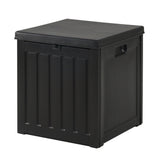 80L Outdoor Storage Box / Bench / Table - Black