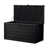 680L Waterproof Outdoor Storage Box / Bench (Lockable) - Black