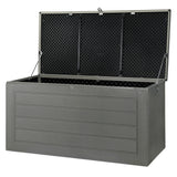 680L Waterproof Outdoor Storage Box / Bench (Lockable)  - Grey