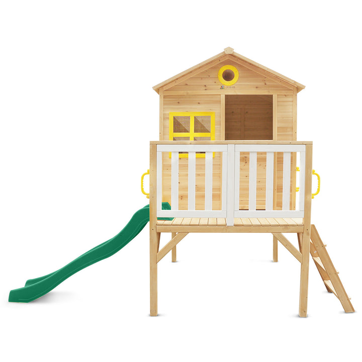 Archie Cubby House with Green Slide