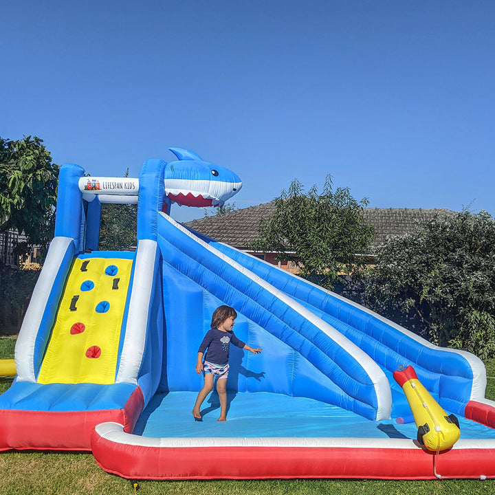 Sharky Slide & Splash Inflatable - Lifespan Kids