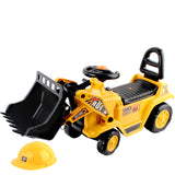 Ride On Bulldozer with Lever / Hand Panel - Yellow