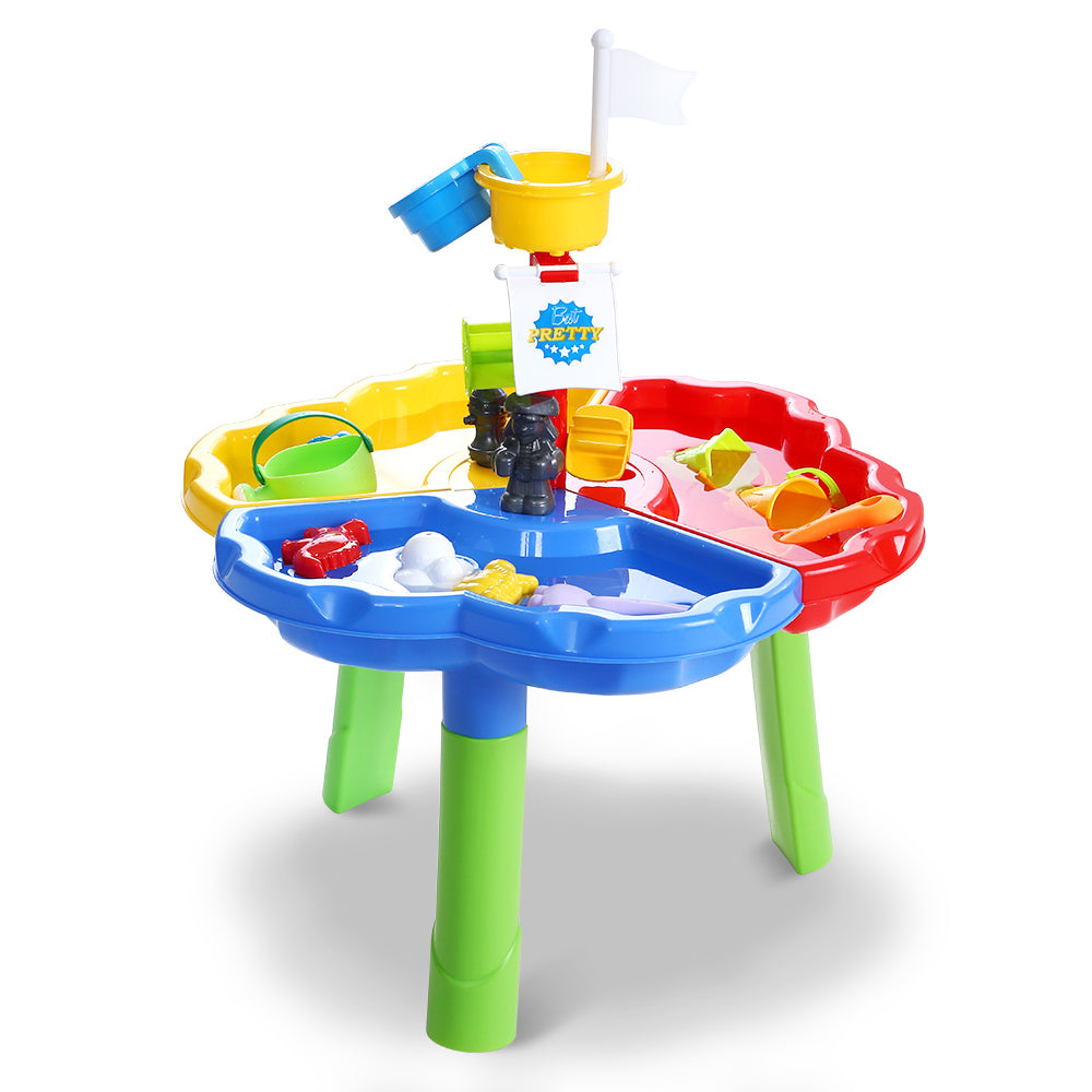 Keezi Kids Beach Sand and Water Sandpit Outdoor Table Childrens Bath Toys - The  Best Backyard