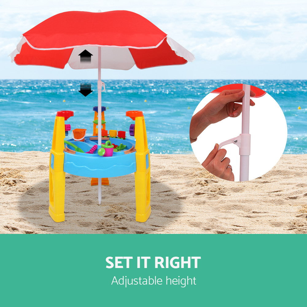 Sand and Water 26 Piece Umbrella & Table Set - The  Best Backyard
