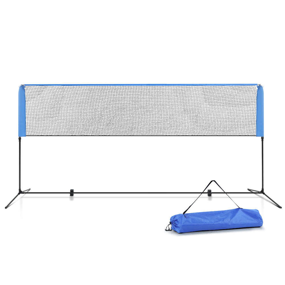 Everfit Portable Sports Net Stand 4m Blue
