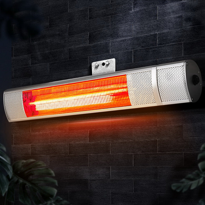 Devanti Electric Strip Heater Infrared Radiant Heaters 2000W