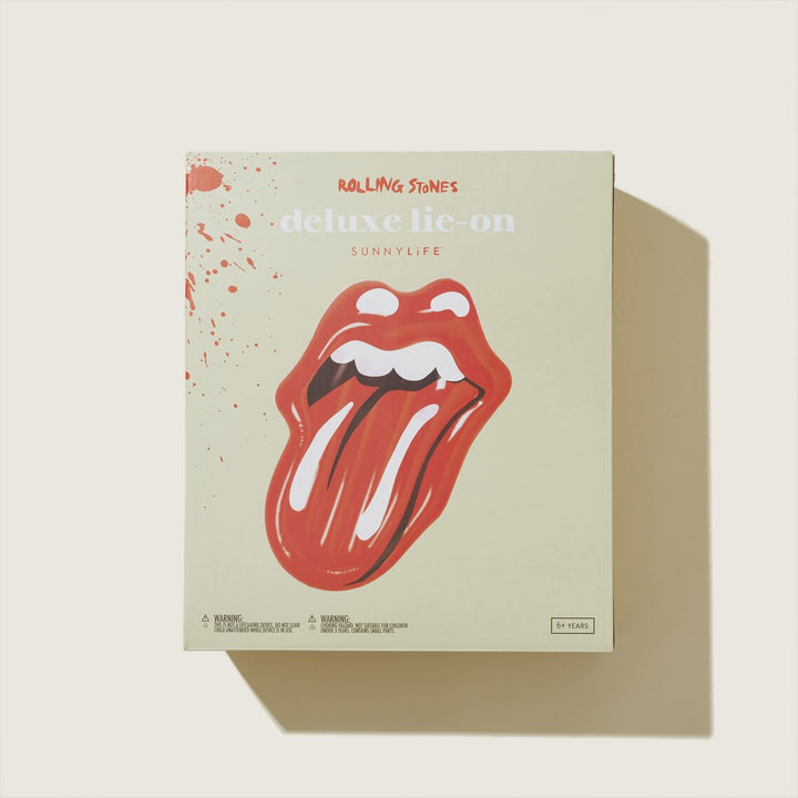 Sunnylife Deluxe Rolling Stones Hot Lips Lie On Float