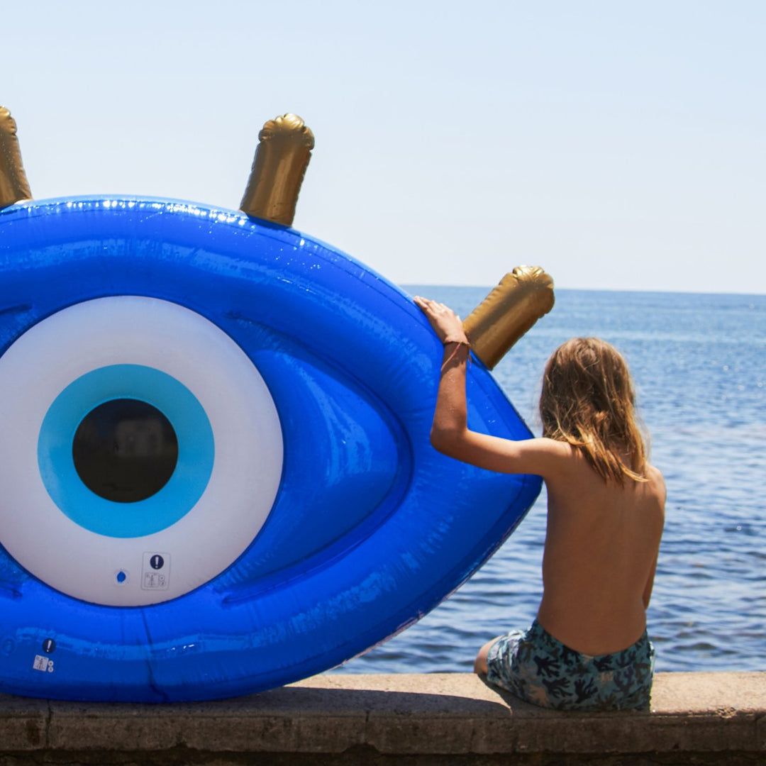 Sunnylife Greek Eye Lie On Inflatable The Best Backyard