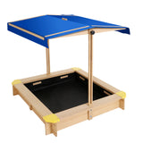 Outdoor Sand Pit - Wooden with Canopy