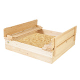 Strongbox Square Sandpit with Seat - Lifespan Kids