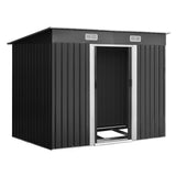 Giantz Garden Shed 2.38 x 1.31M - Grey