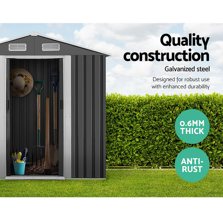 Giantz Garden Shed 1.96 x 1.32M - Grey