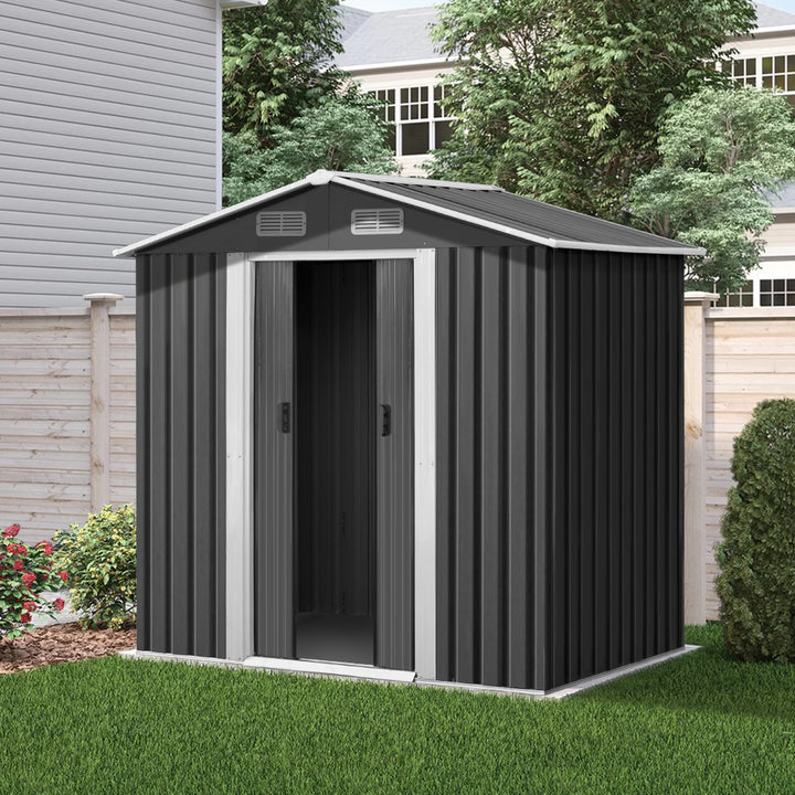 Giantz Garden Shed 1.96 x 1.32M - Grey