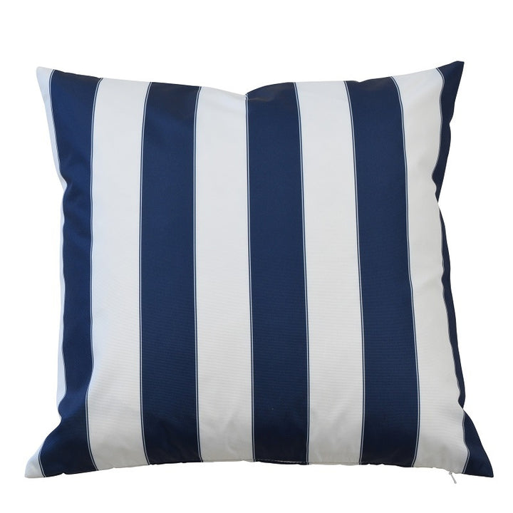 Navy and White Stripe Cushion Cover - The  Best Backyard
