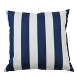 Capri Navy and White Stripe Cushion Cover