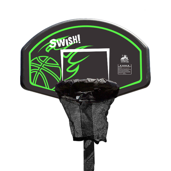 Lifespan Swish Trampoline Basketball Ring with Metal Swing Set Adaptor