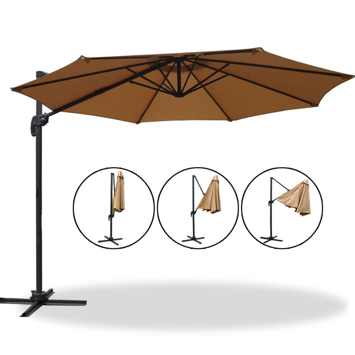 Instahut Roma Outdoor Umbrella - Beige 3m