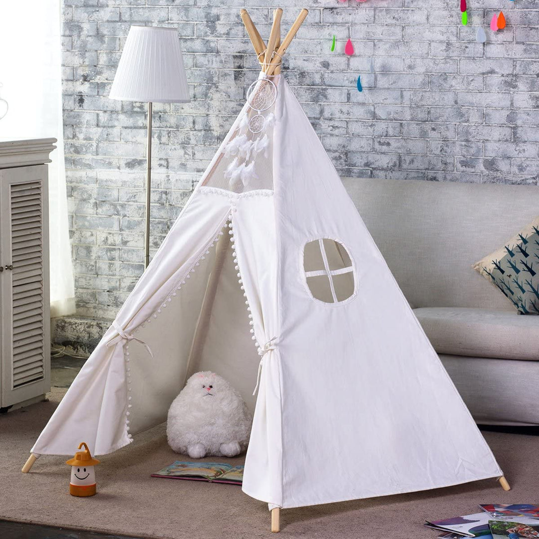 Giant Kids Teepee Tent (Natural Canvas)