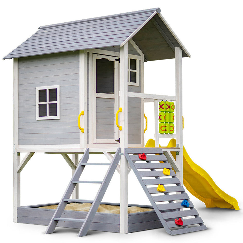 ROVO KIDS Wooden Tower Cubby House