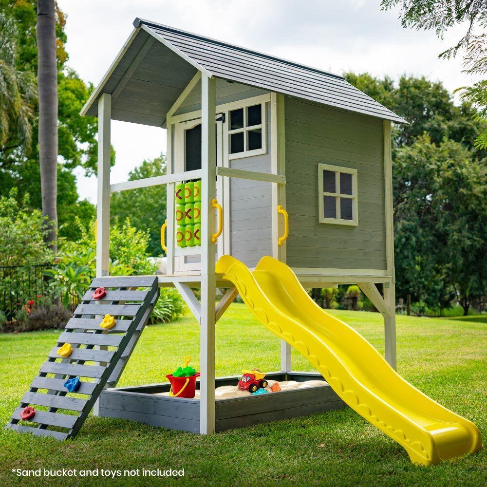 ROVO KIDS Wooden Tower Cubby House