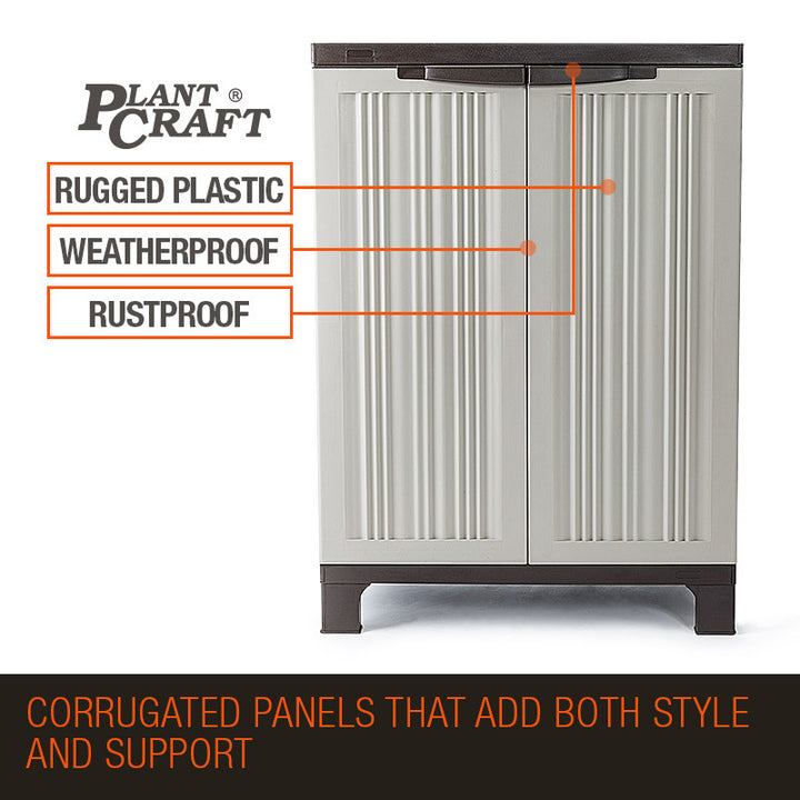 PLANTCRAFT Outdoor Storage Cabinet Lockable