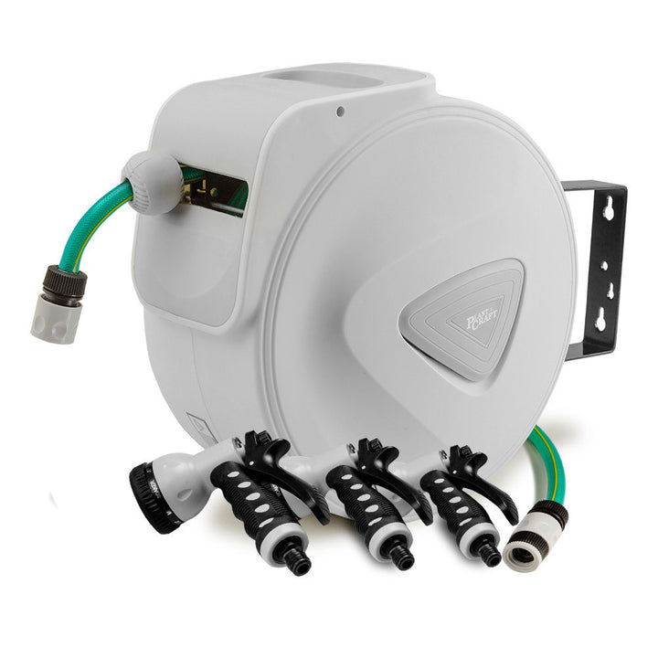 PLANTCRAFT 20M Retractable Garden Water Hose Reel