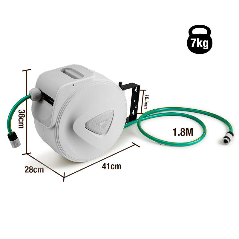 PLANTCRAFT 20M Retractable Garden Water Hose Reel