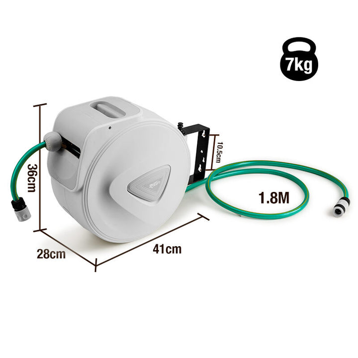 PLANTCRAFT 20M Retractable Garden Water Hose Reel