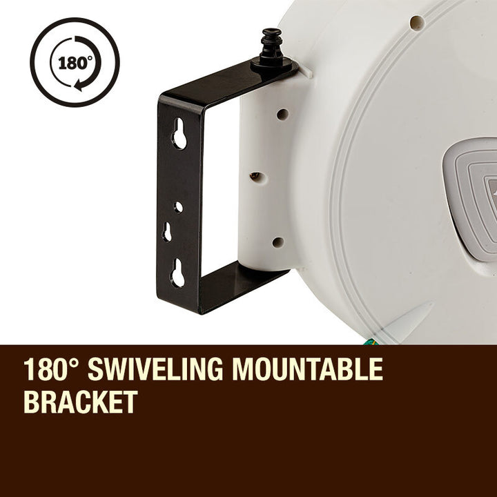 PLANTCRAFT 20M Retractable Garden Water Hose Reel