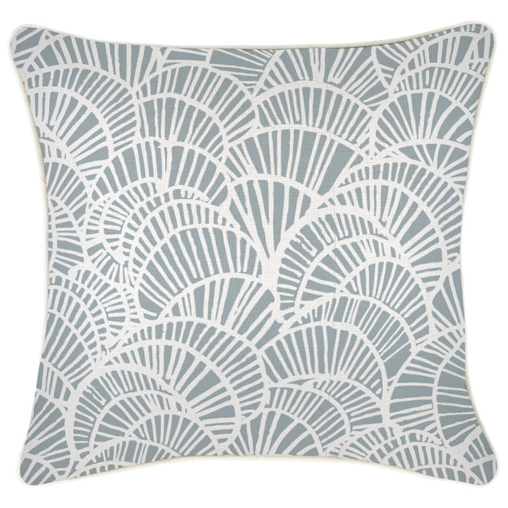 Cushion Cover-With Piping-Positano Smoke-45cm x 45cm