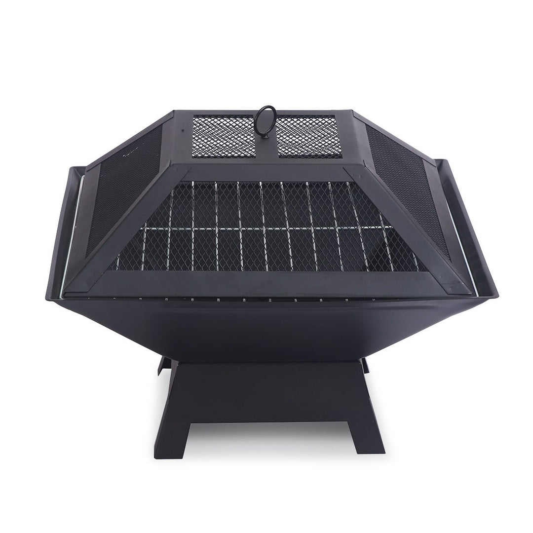 Portable Outdoor Fire Pit for BBQ, Grilling, Cooking, Camping