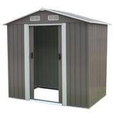 Wallaroo Garden Shed - Spire Roof - 4ft x 6ft  - Grey