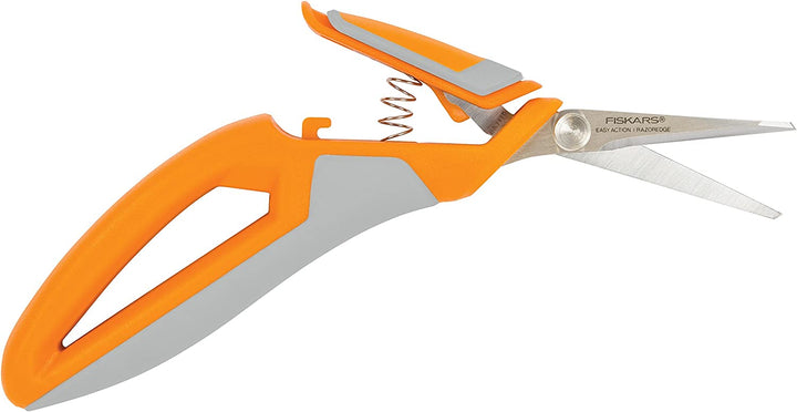 Fiskars Total Control Snips - Precision Garden Cutting Tool for plants and flowers