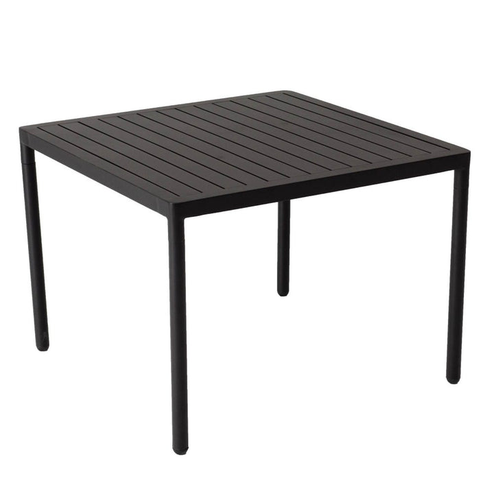 Eden 4-Seater Outdoor Lounge Set with Coffee Table in Black