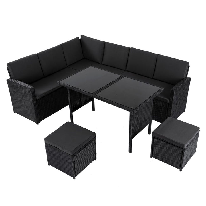 Ella 8-Seater Modular Outdoor Lounge Set with Table