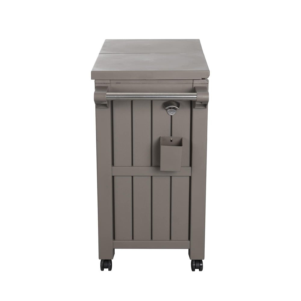 Bar Cart with Cooler (Taupe)
