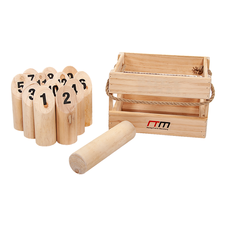 Number Toss Wooden Set with Case