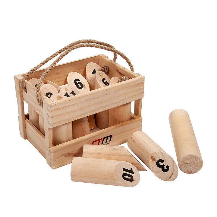 Number Toss Wooden Set with Case