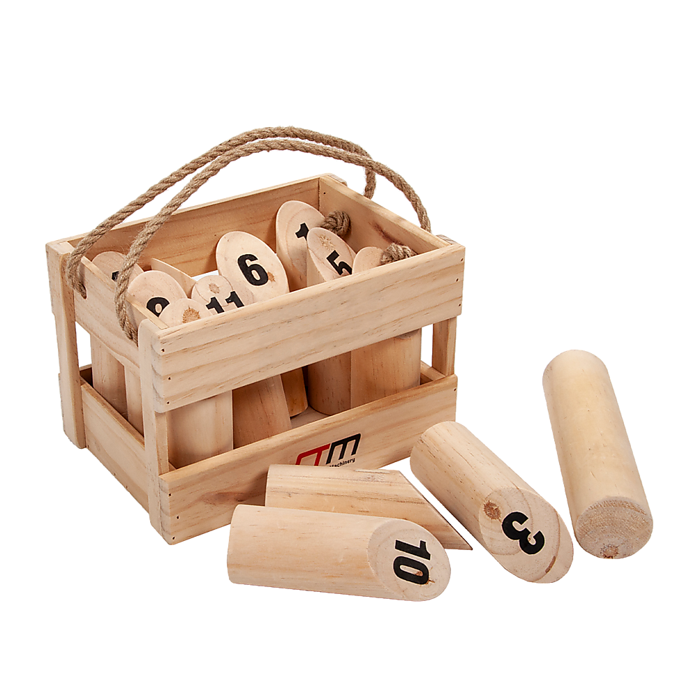 Number Toss Wooden Set with Case