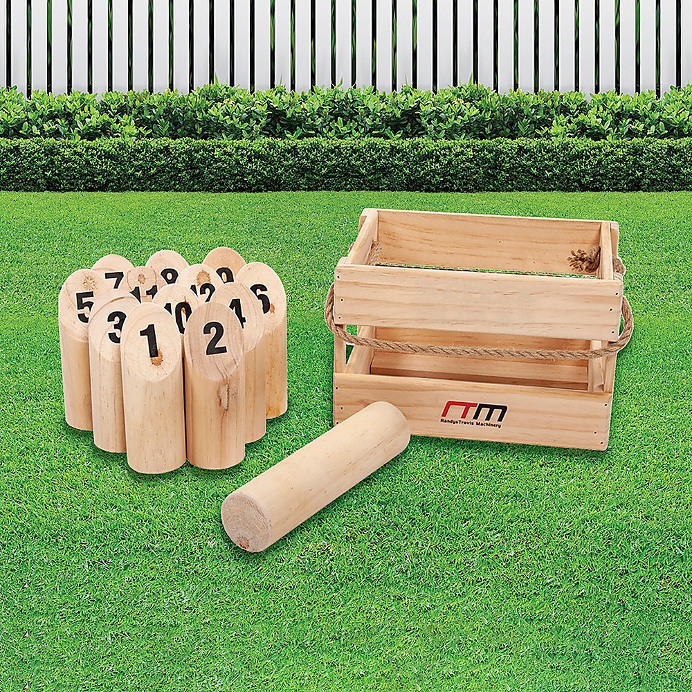 Number Toss Wooden Set with Case