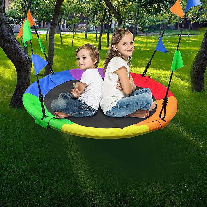 1m Round Mat Tree Swing - Multi-Color - Indoor/Outdoor