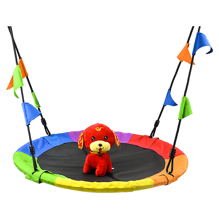 1m Round Mat Tree Swing - Multi-Color - Indoor/Outdoor