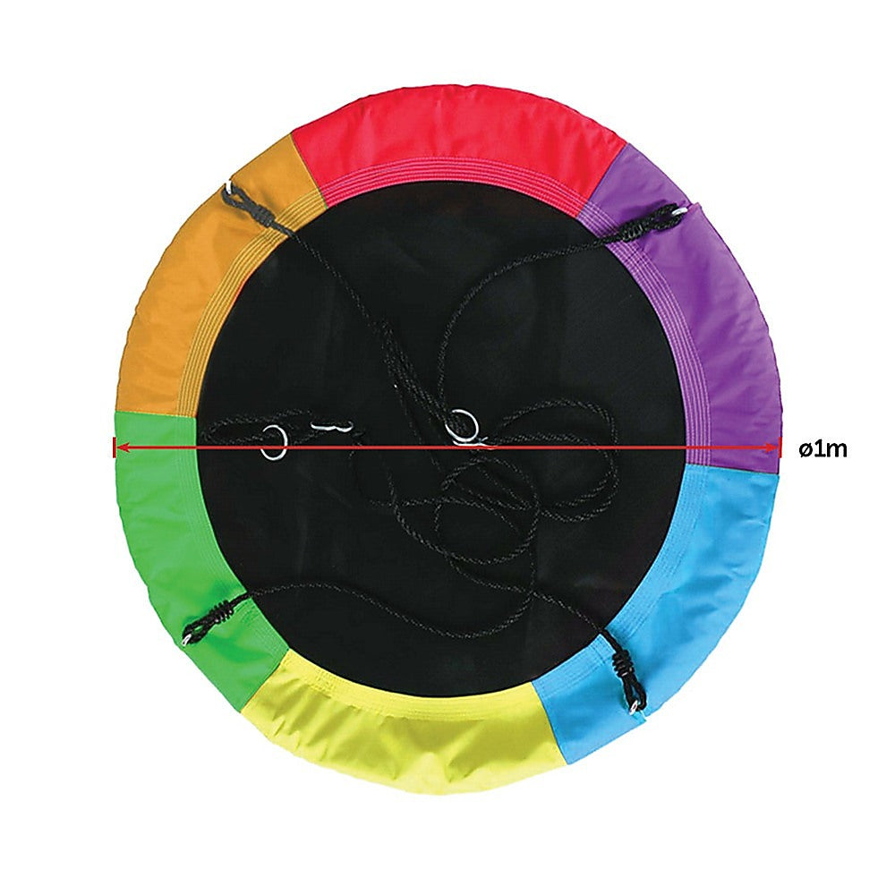 1m Round Mat Tree Swing - Multi-Color - Indoor/Outdoor