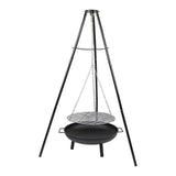 Tripod Garden Fire Pit BBQ Cast Iron