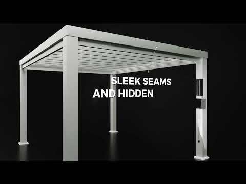 Backyard Discovery Trenton Steel Pergola 3m x 3.6m x 2.3m (12ft x 10ft)