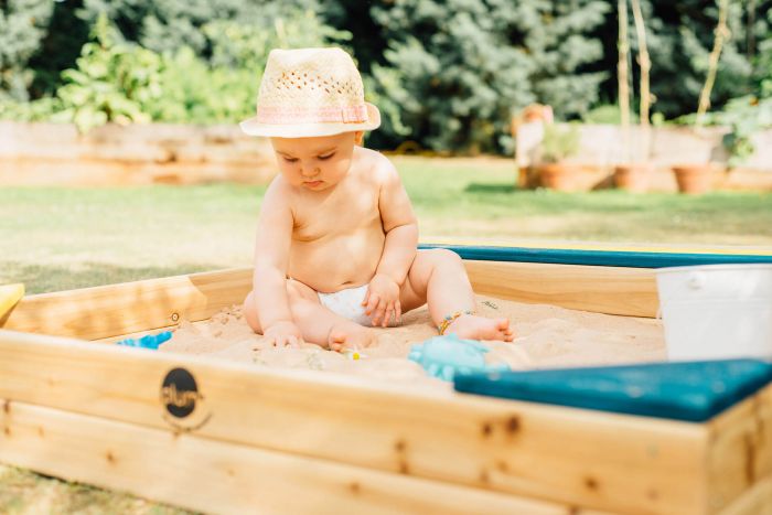 Plum Store It Wooden Sandpit