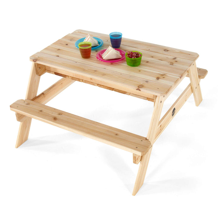 Plum Wooden Sand and Picnic Table - The  Best Backyard